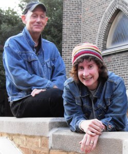 The McDaniels behind the Backlot Bash.